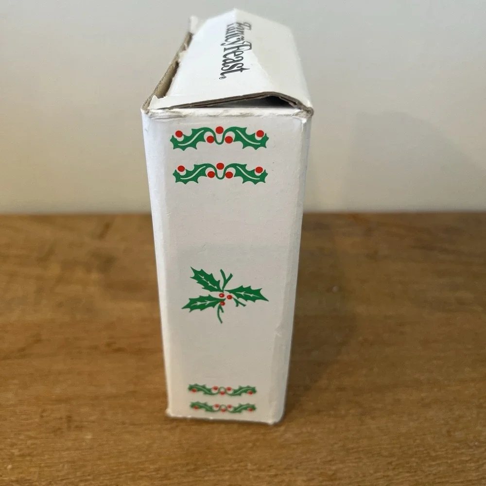 VTG 1992 Fancy Feast‎ Christmas Cat Ornament by Russ Berrie w/ Box & Tag Holiday
